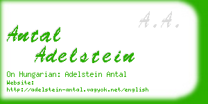 antal adelstein business card